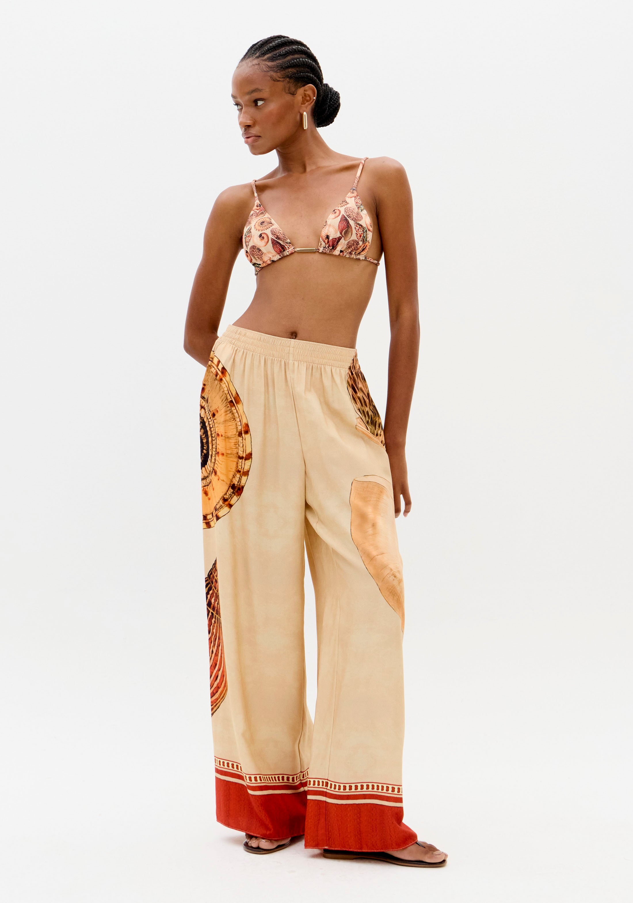 Calça Full Length Estampada