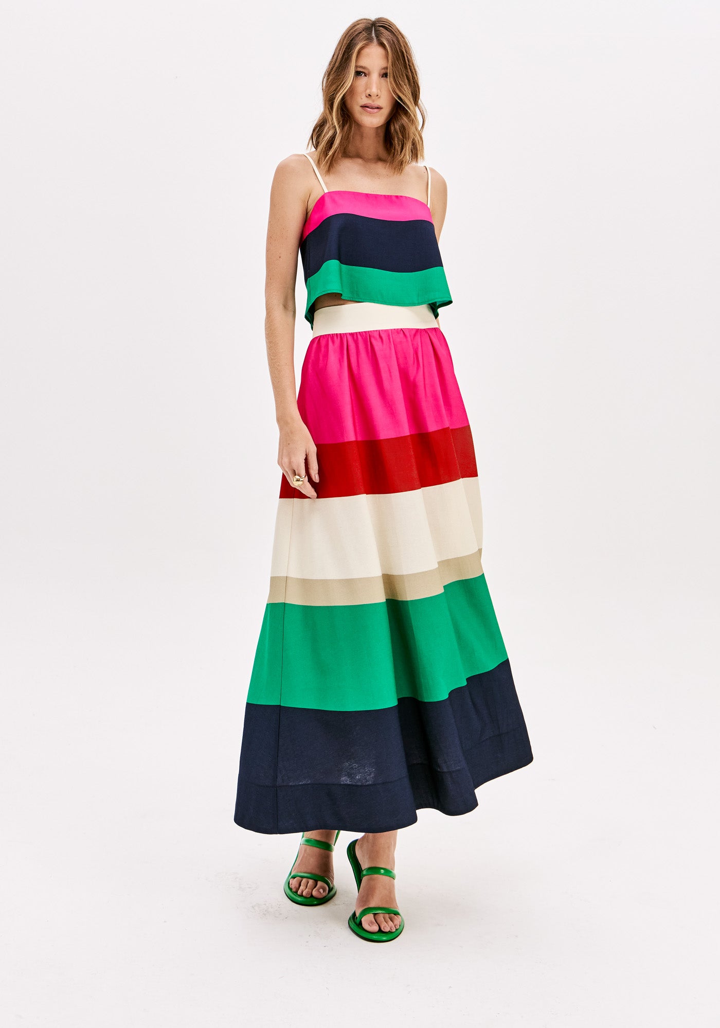 Saia Lady Like Super Midi Estampada