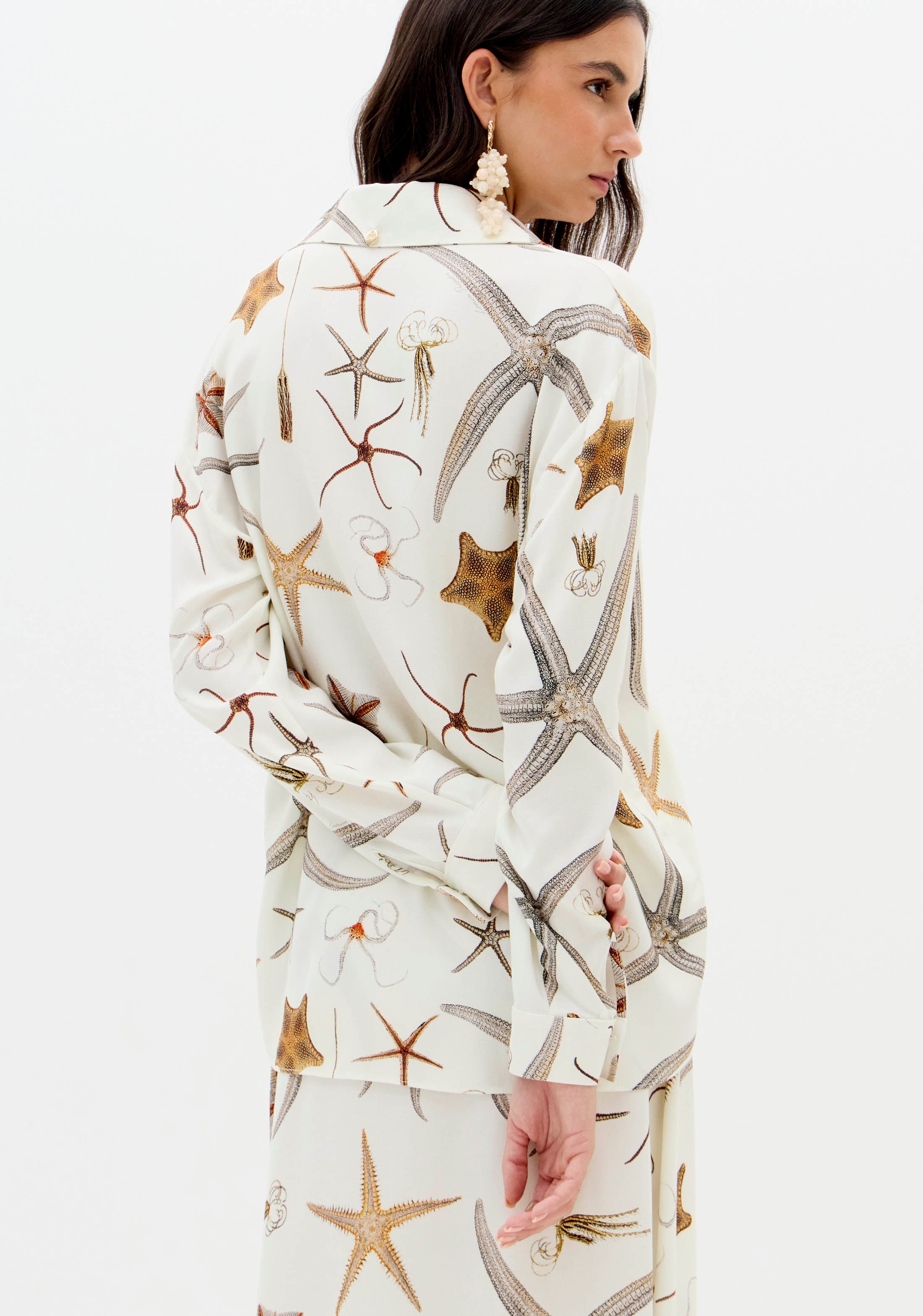 Camisa Manga Longa Estampada