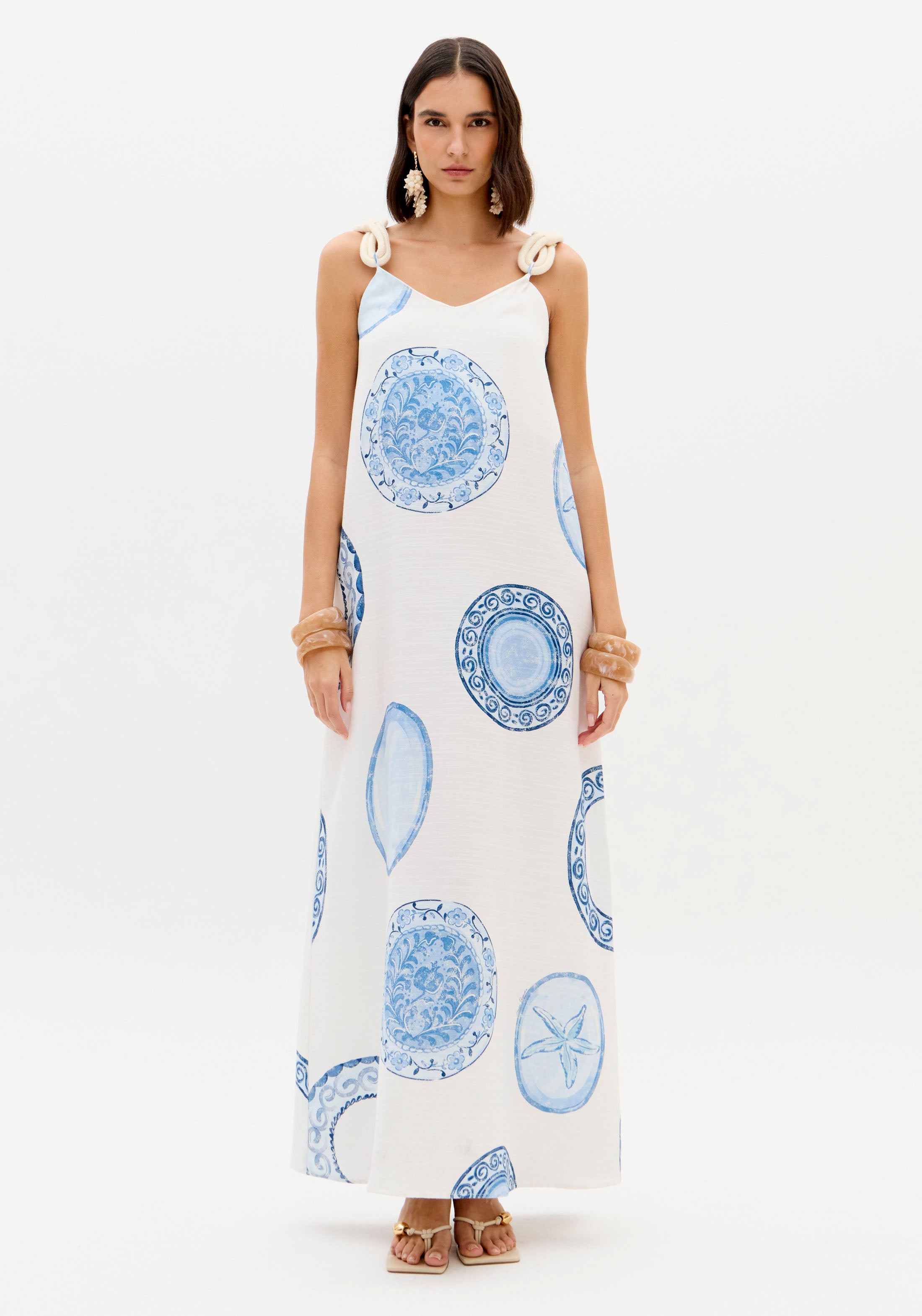 Vestido Longo Estampado