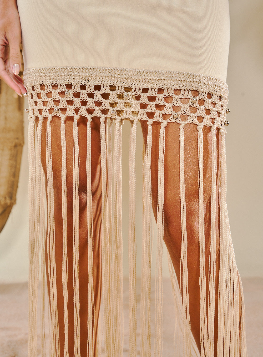 Saia Canelada Bege Dawning
