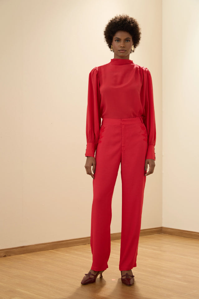 Blusa Cafezal Vermelha