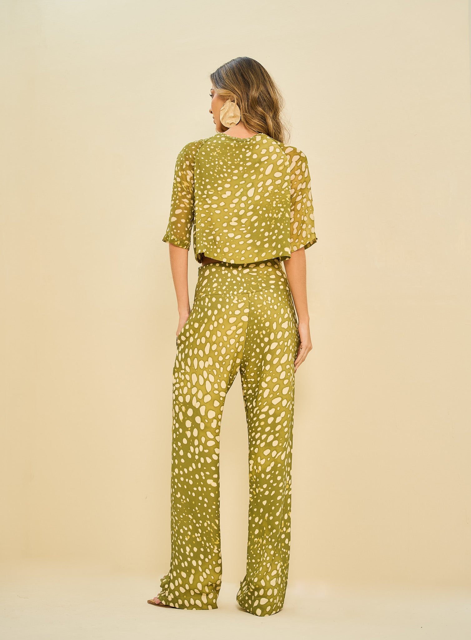 Calça Estampado Golden Dunes