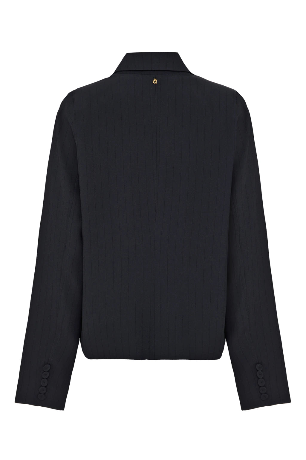 Blazer Clarice Azul Marinho Risca de Giz
