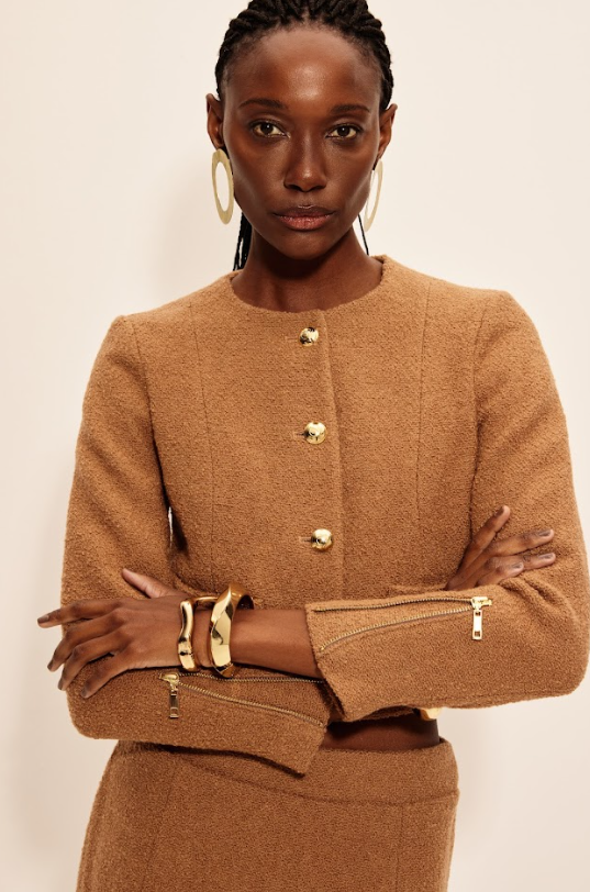 Casaco Bo Bardi Marrom Claro