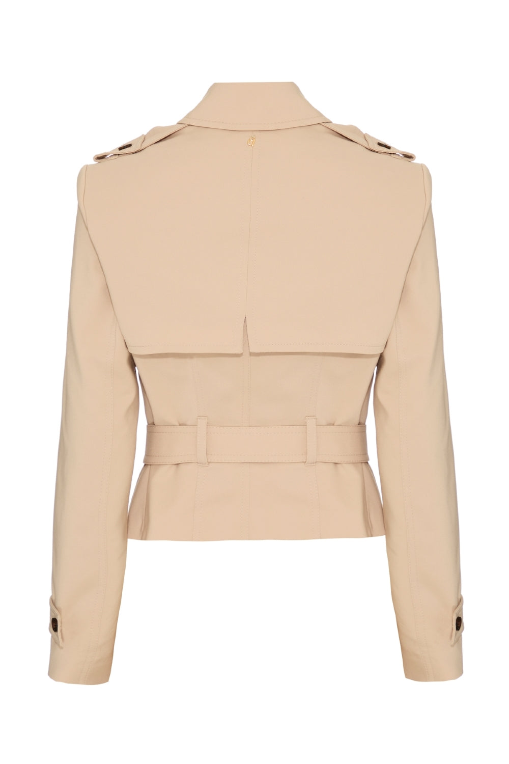 Casaco Trench Coat Curto Bege