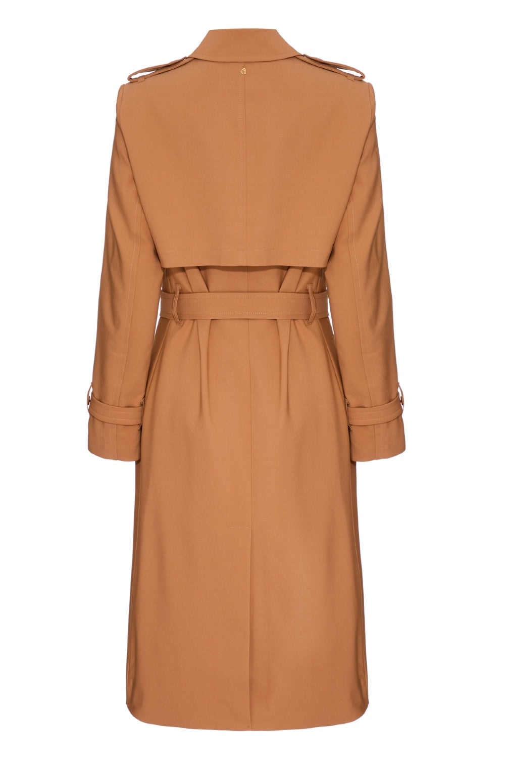 Sobretudo Trench Coat Longo Caramelo