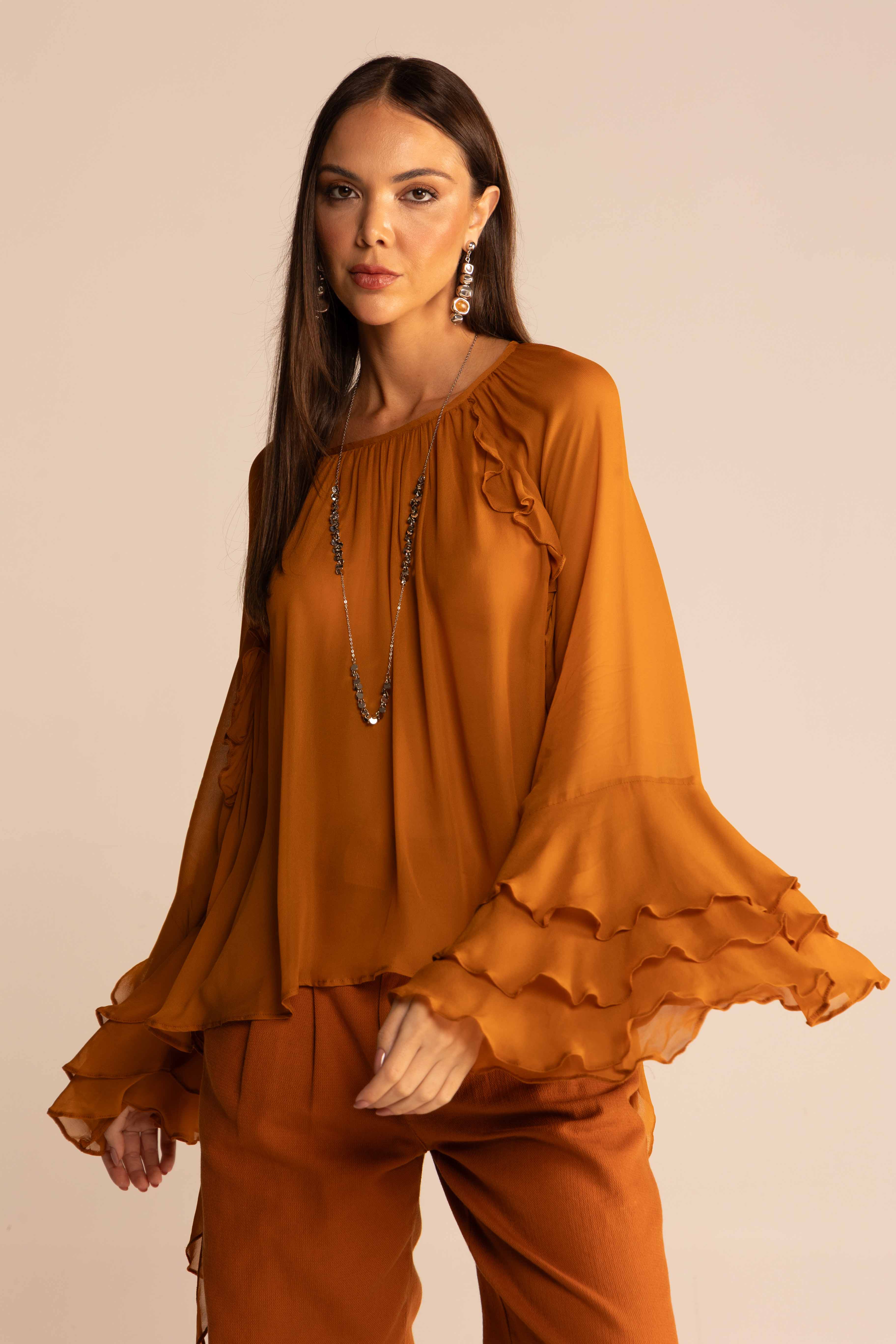 Blusa Marrom Cool