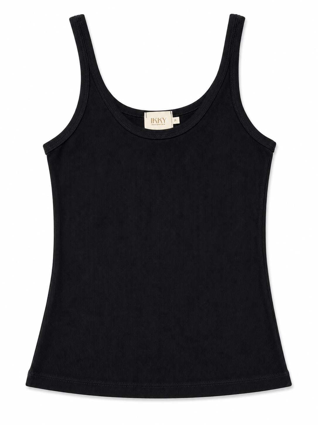 Blusa Canelada Vitta Preta