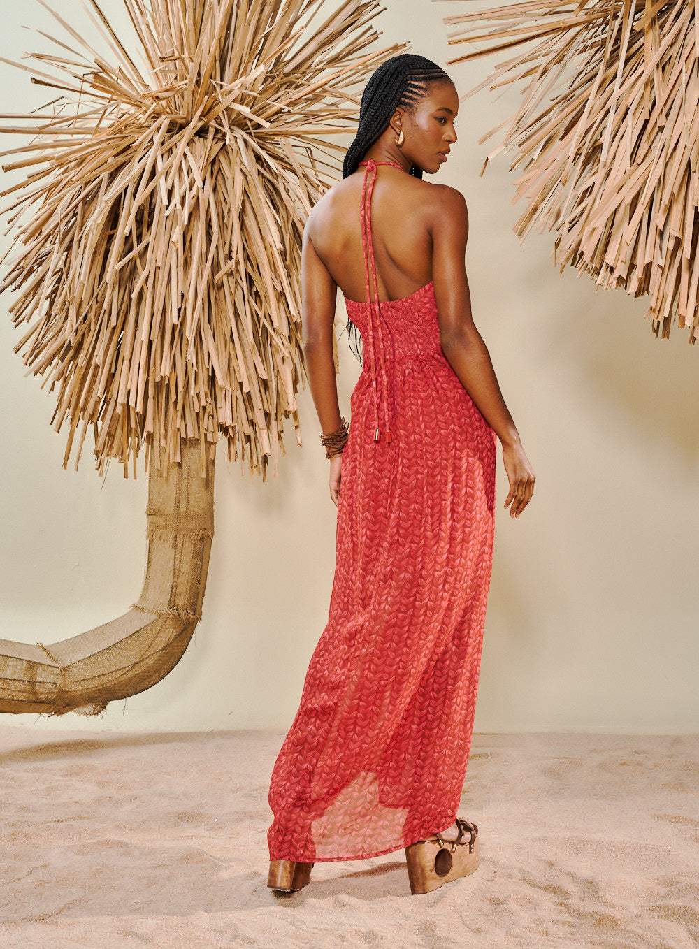 Vestido Estampado Irisine Red