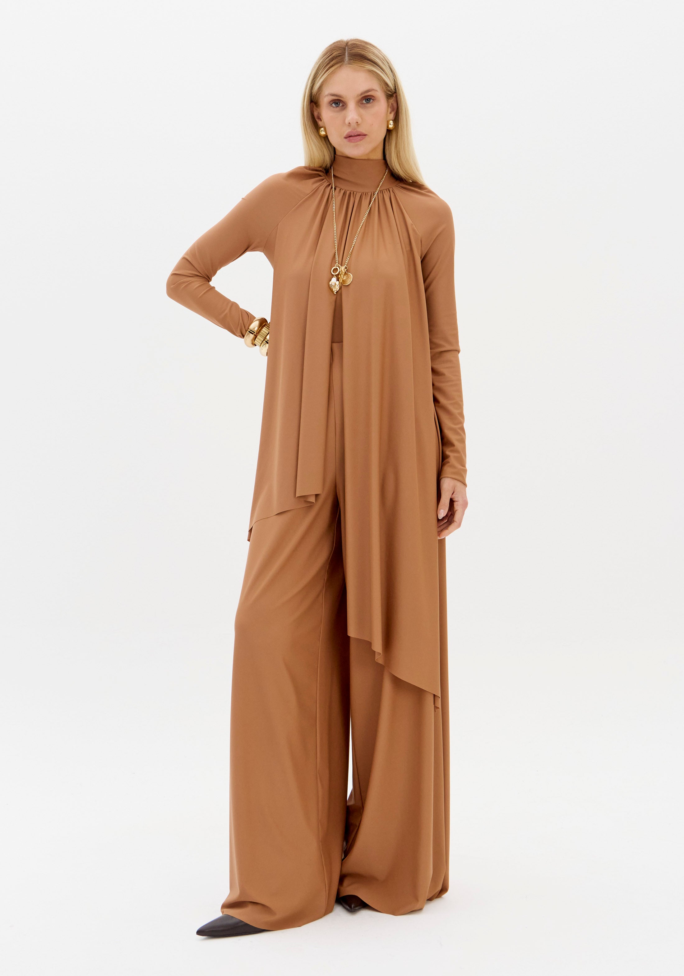 Calça Cintura Alta Pantalona