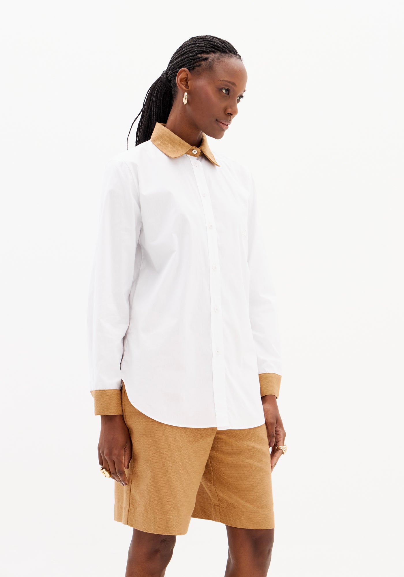 Camisa Manga Longa Branca