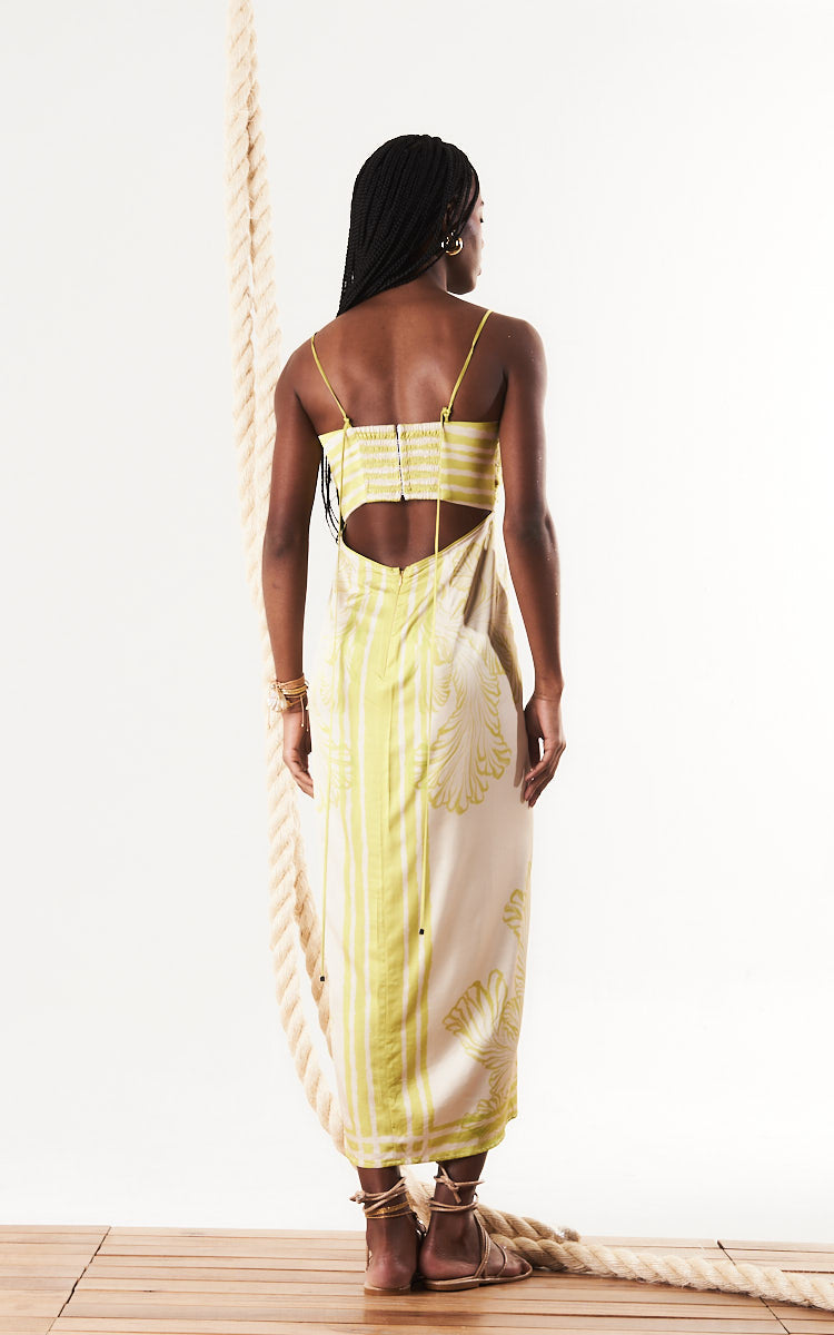 Vestido Estampado Tropic Scarf
