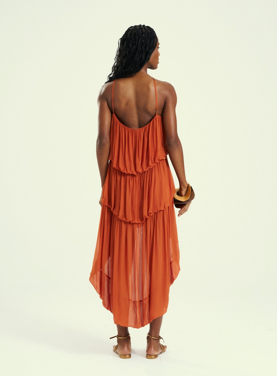 Vestido Marrom Caramel