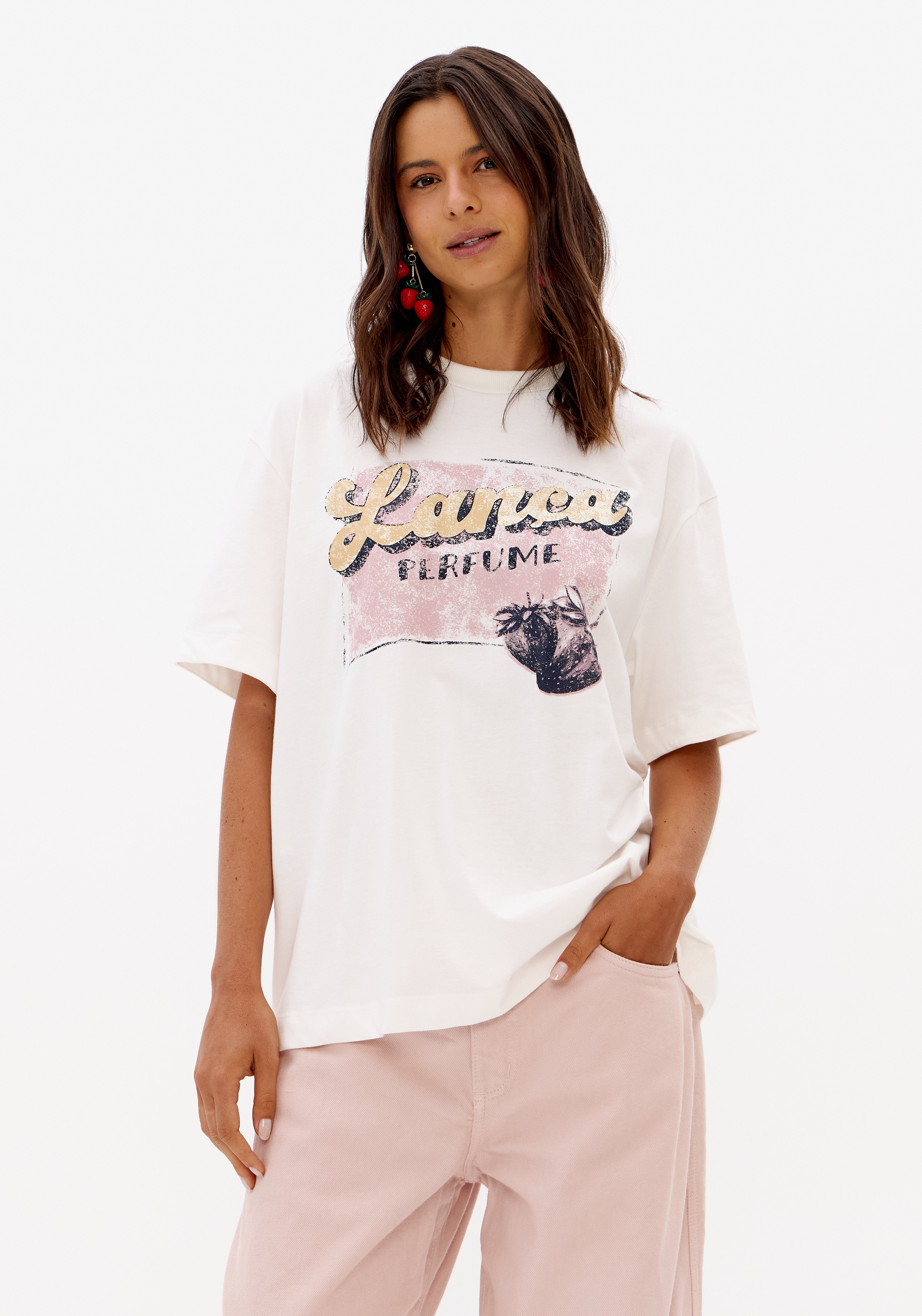Blusa T-Shirt Oversized Com Silk