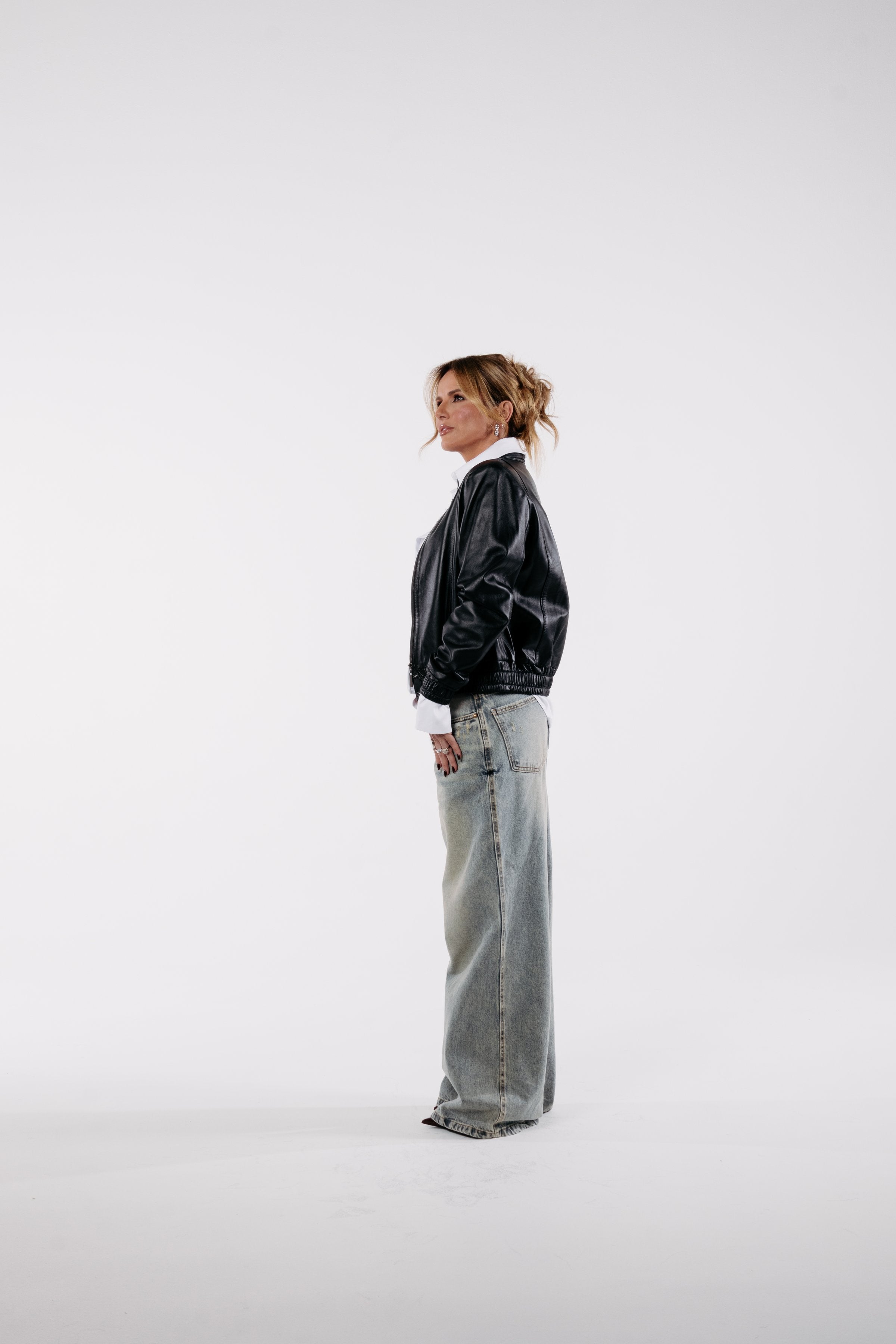 Jaqueta Bomber Preta