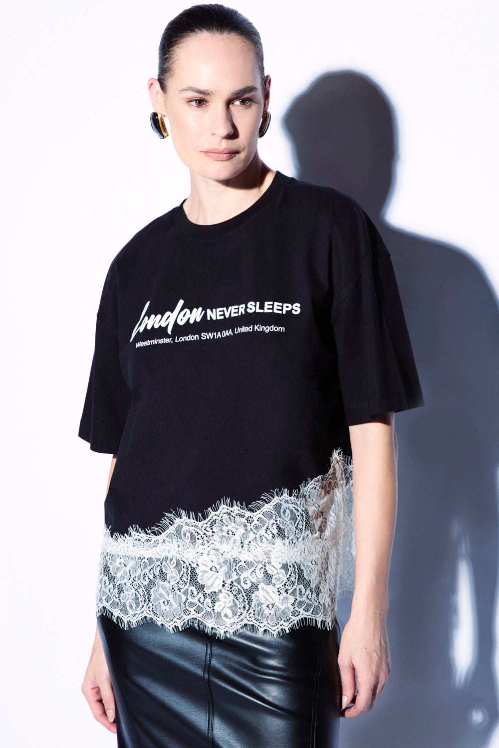 Blusa T-Shirt Kate Com Renda