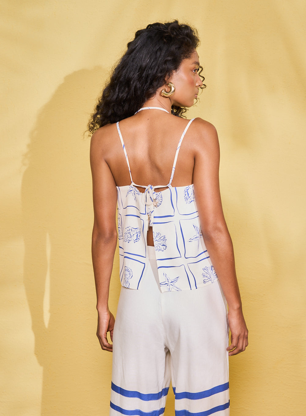 Blusa Estampada Oceanic Chess