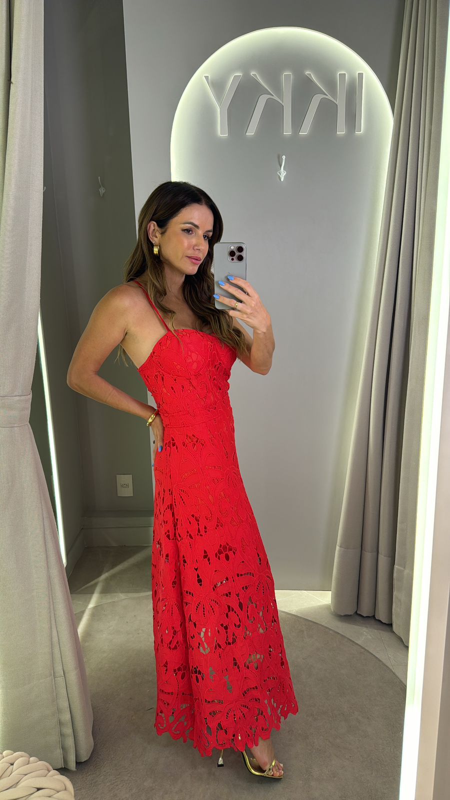 Vestido Renda Encanto - vermelho