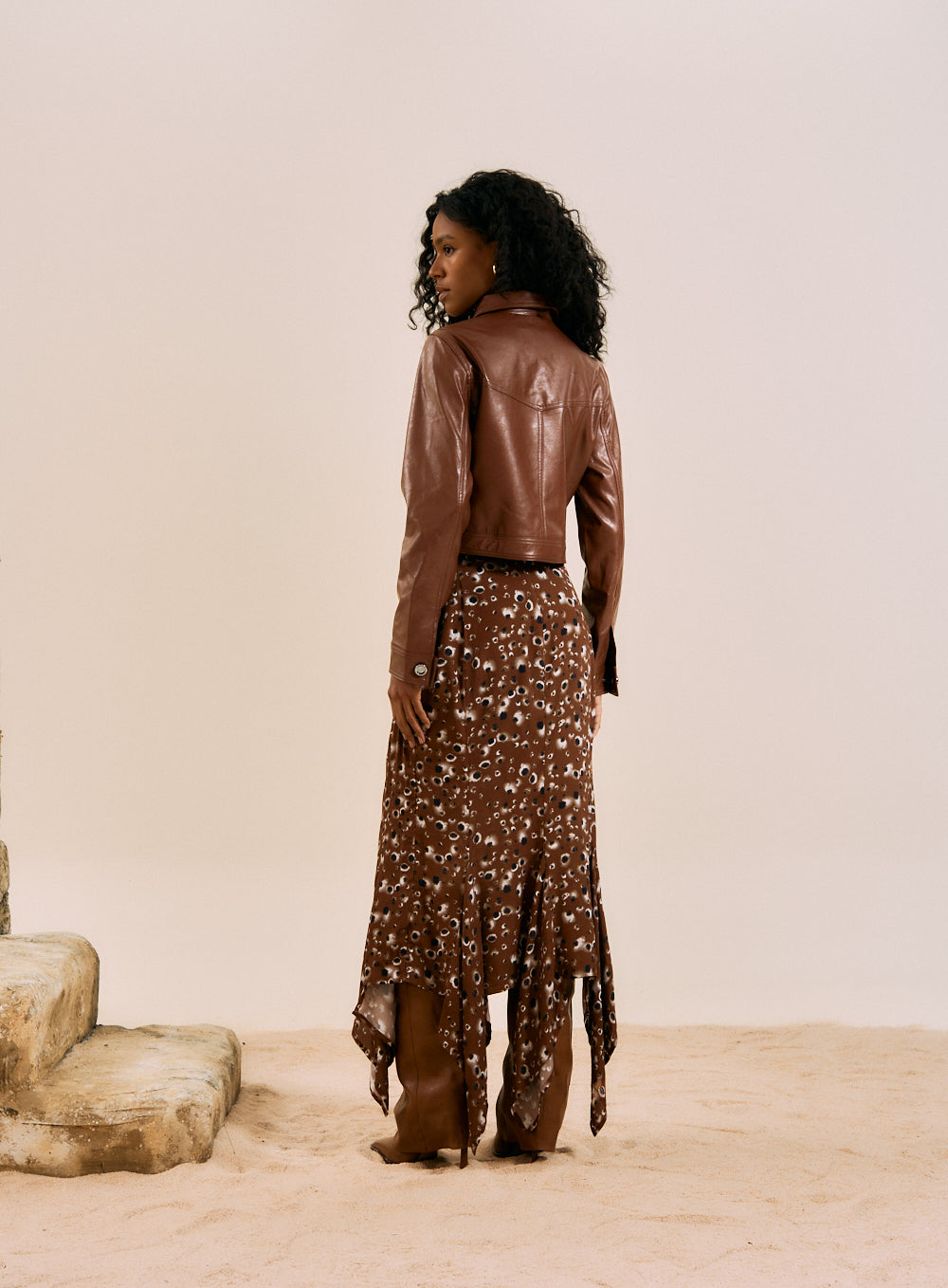 Saia Estampada Soft Camouflage