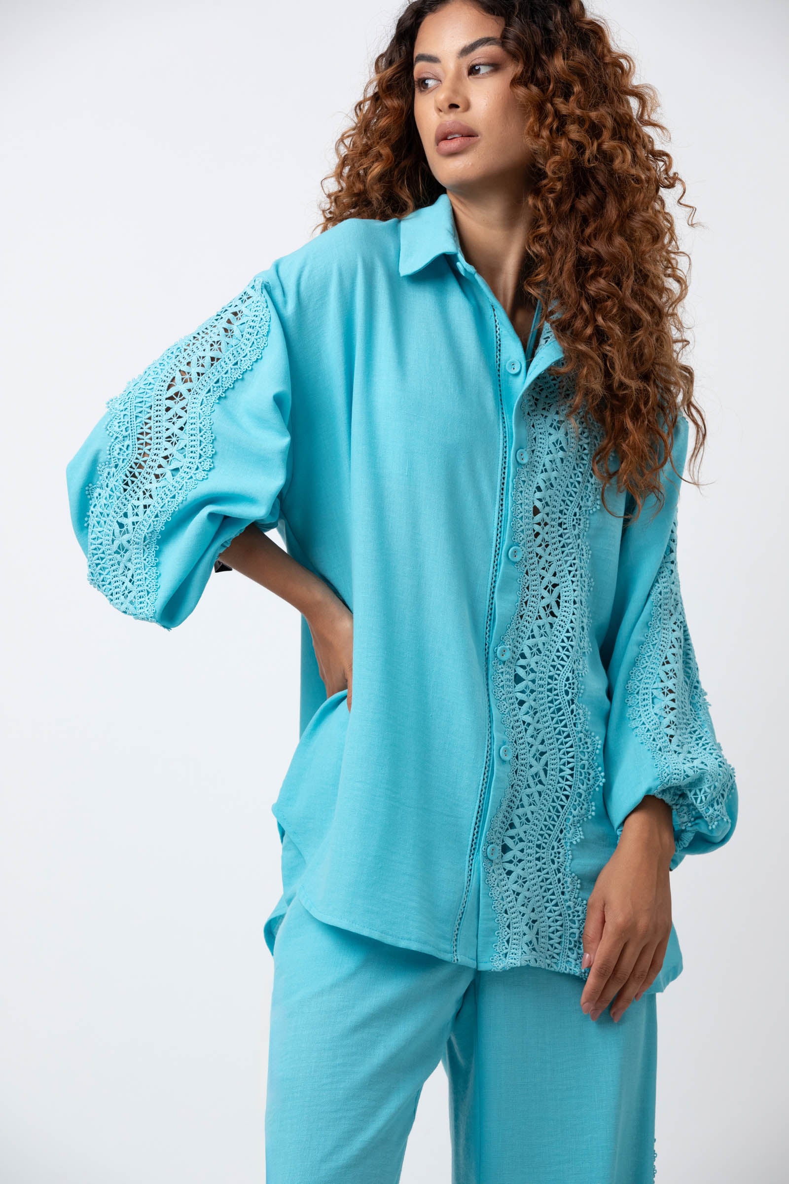 Camisa Rendas Marbella