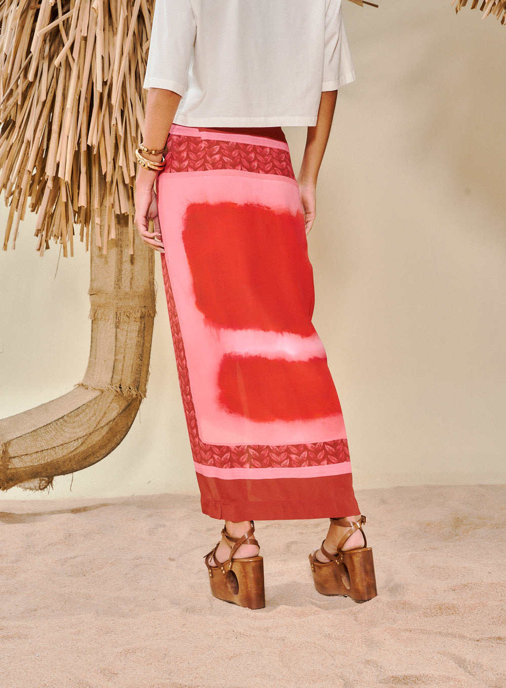 Saia Estampada Irisine