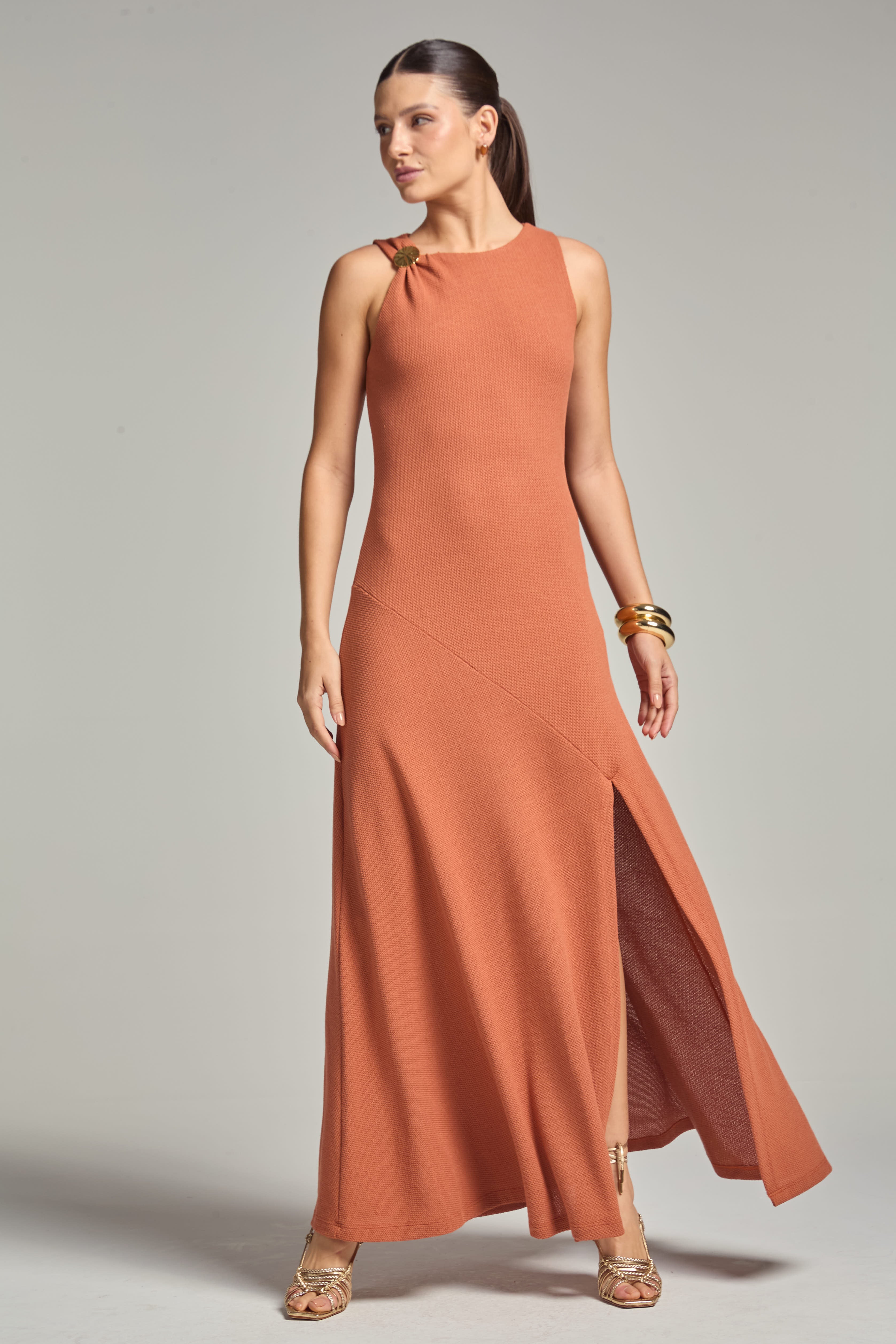 Vestido Marrom Palomino