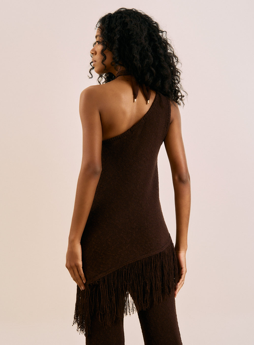 Blusa Tricô Marrom Malfitano