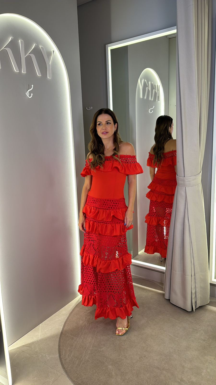 Vestido Glow - Vermelho