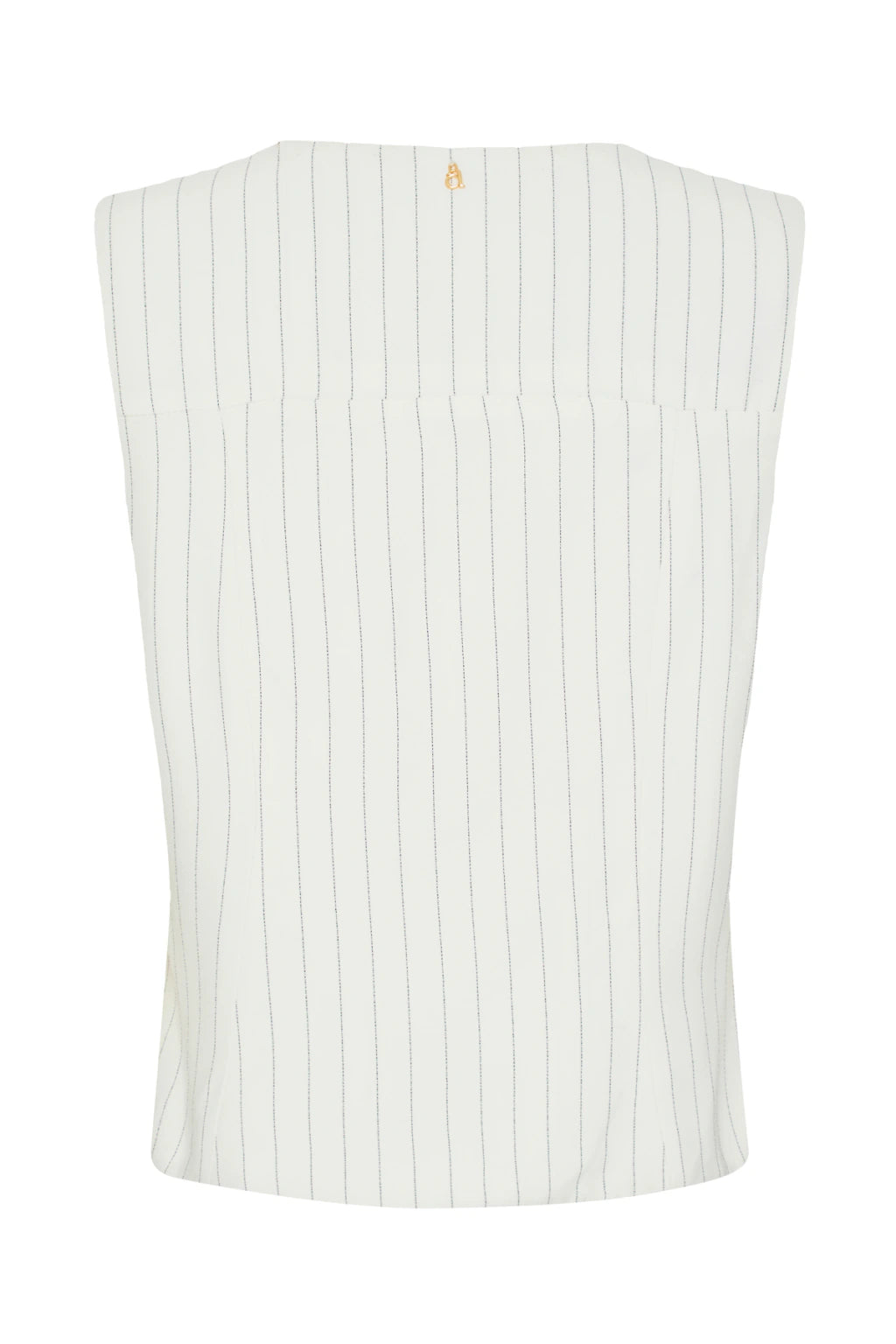 Colete Clarice Off White Risca de Giz