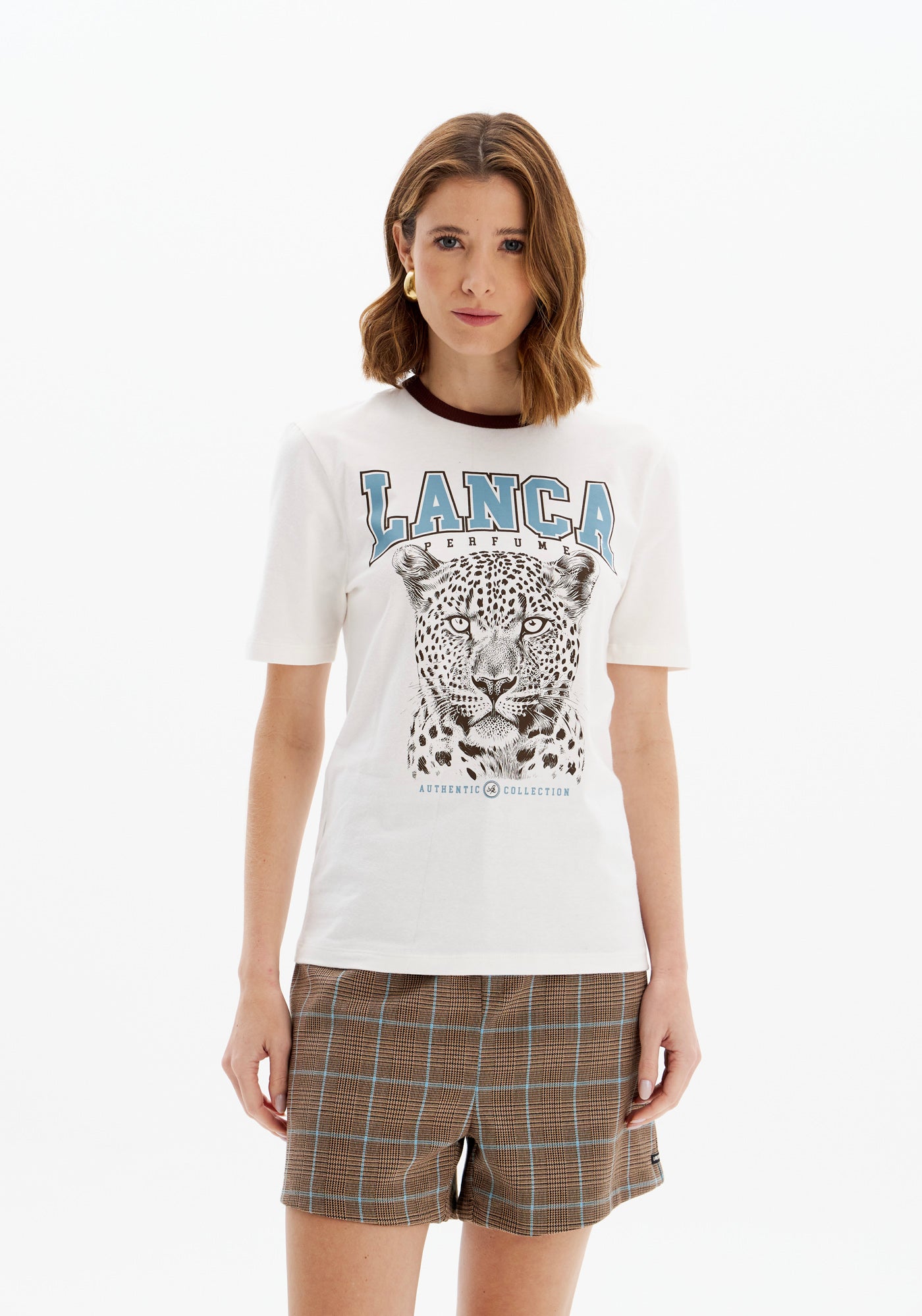 Blusa Baby Look Manga Curta