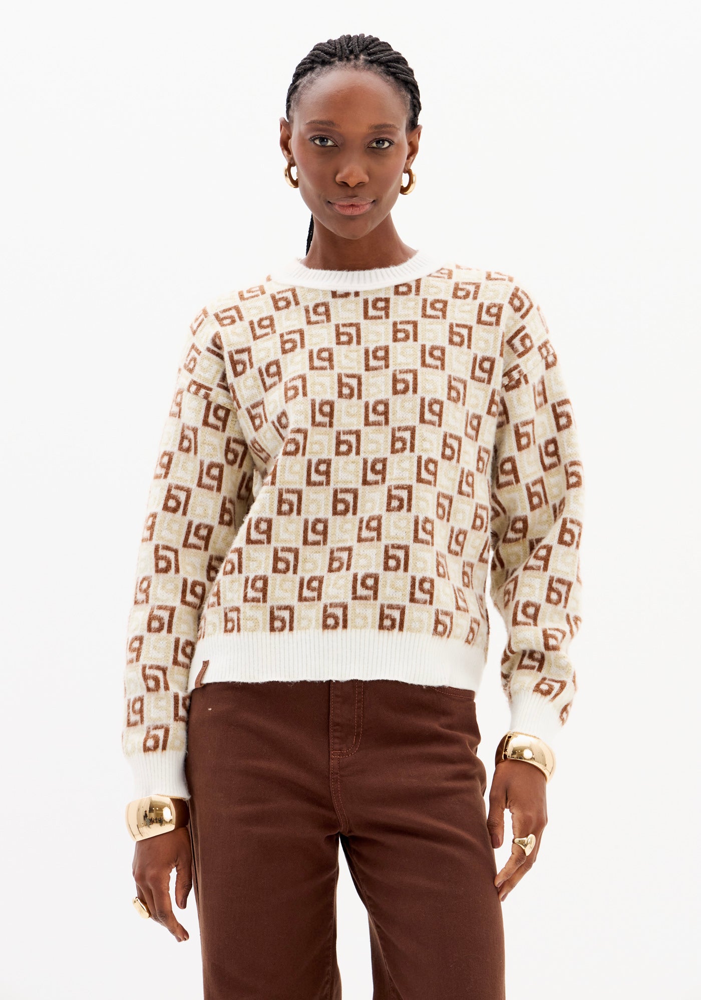 Blusa Tricot Manga Longa Signature