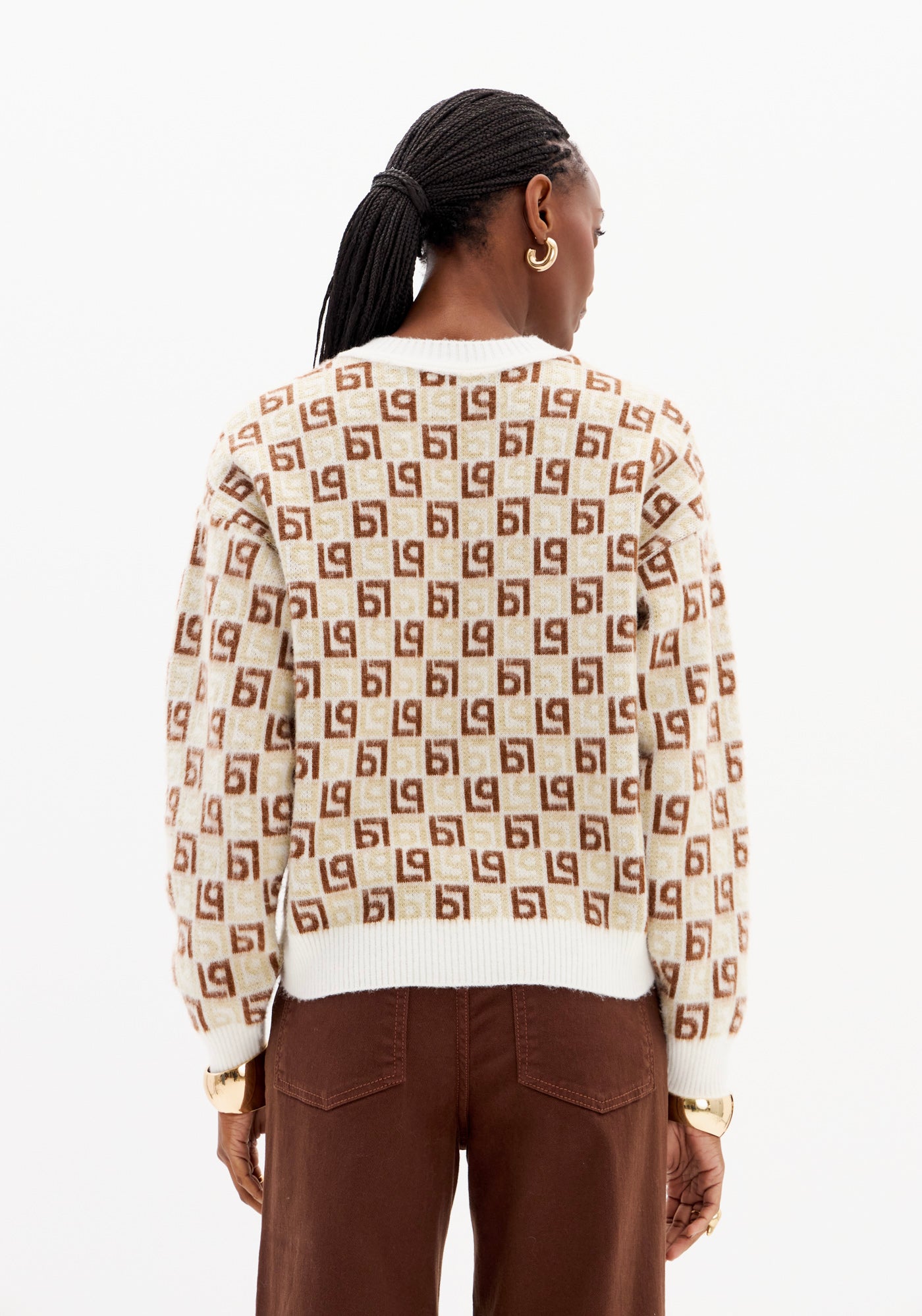 Blusa Tricot Manga Longa Signature