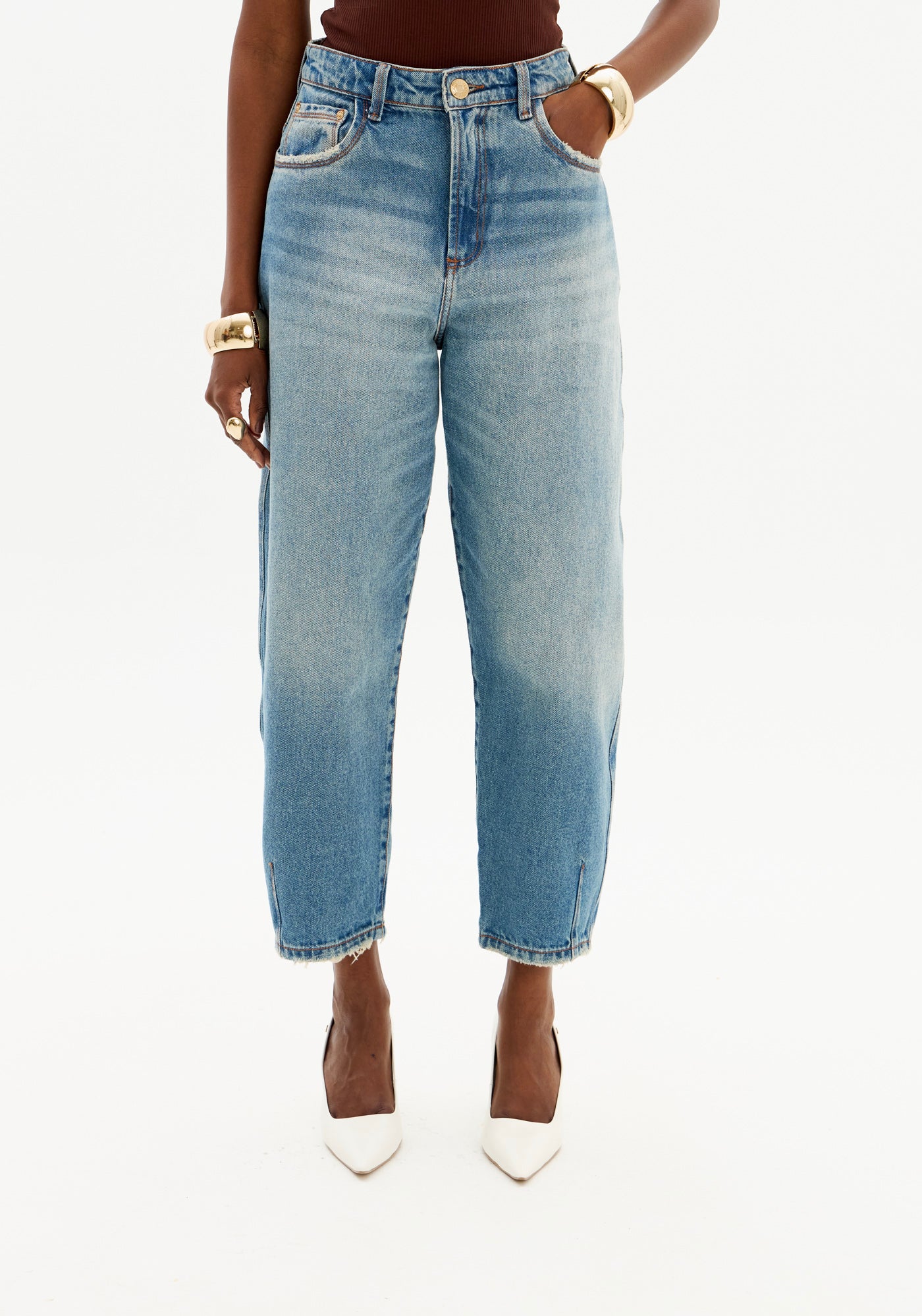 Calça Jeans Balloon Super High
