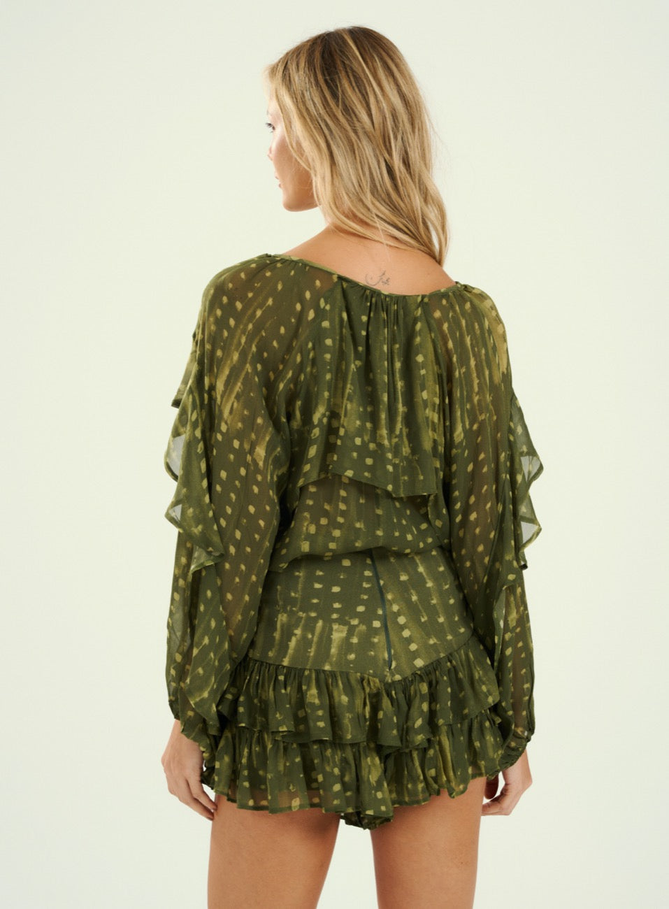 Short Estampado Amazonian Text.