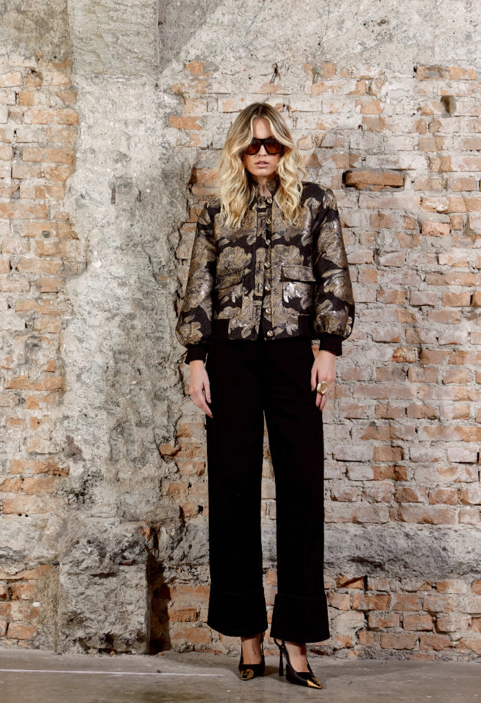 Jaqueta Bomber Flower