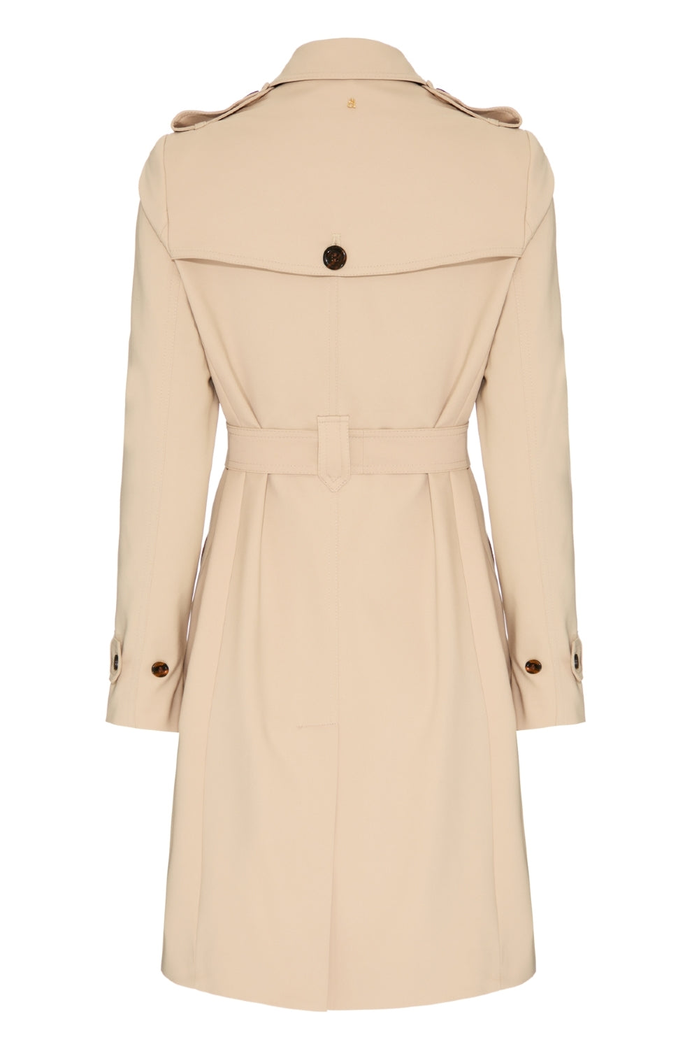 Sobretudo Trench Coat Médio Bege