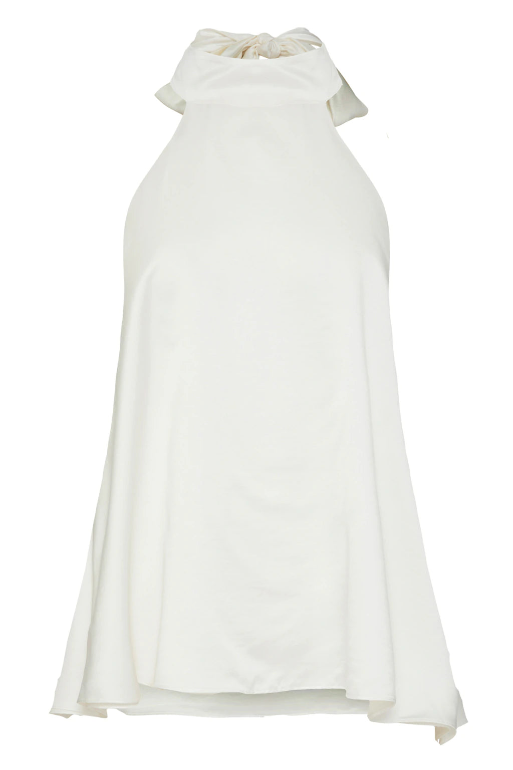 Blusa Hilda Cetim de Seda Branca