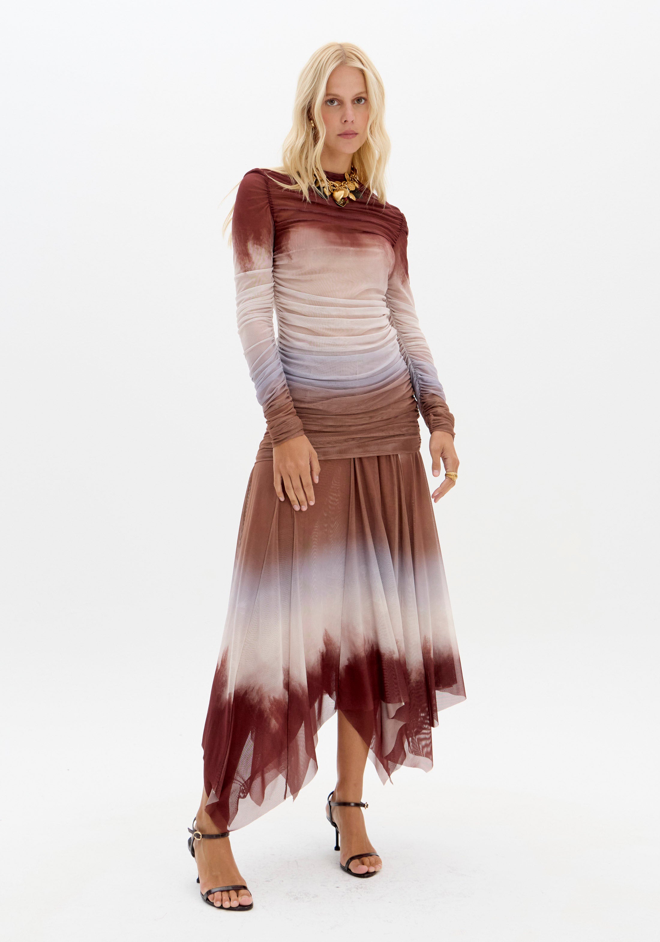 Saia Super Midi Estampada