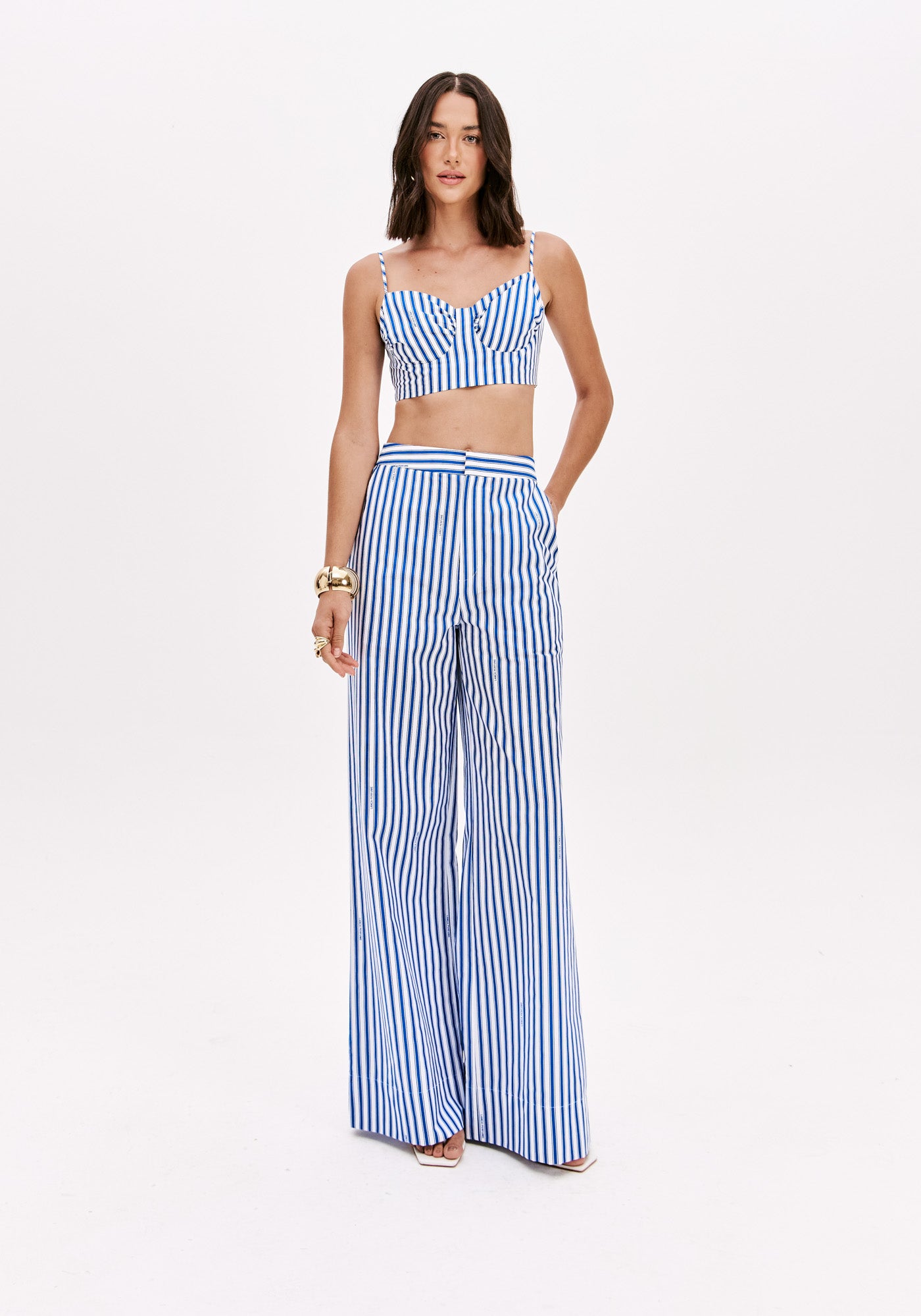 Calça Alfaiataria Listrada