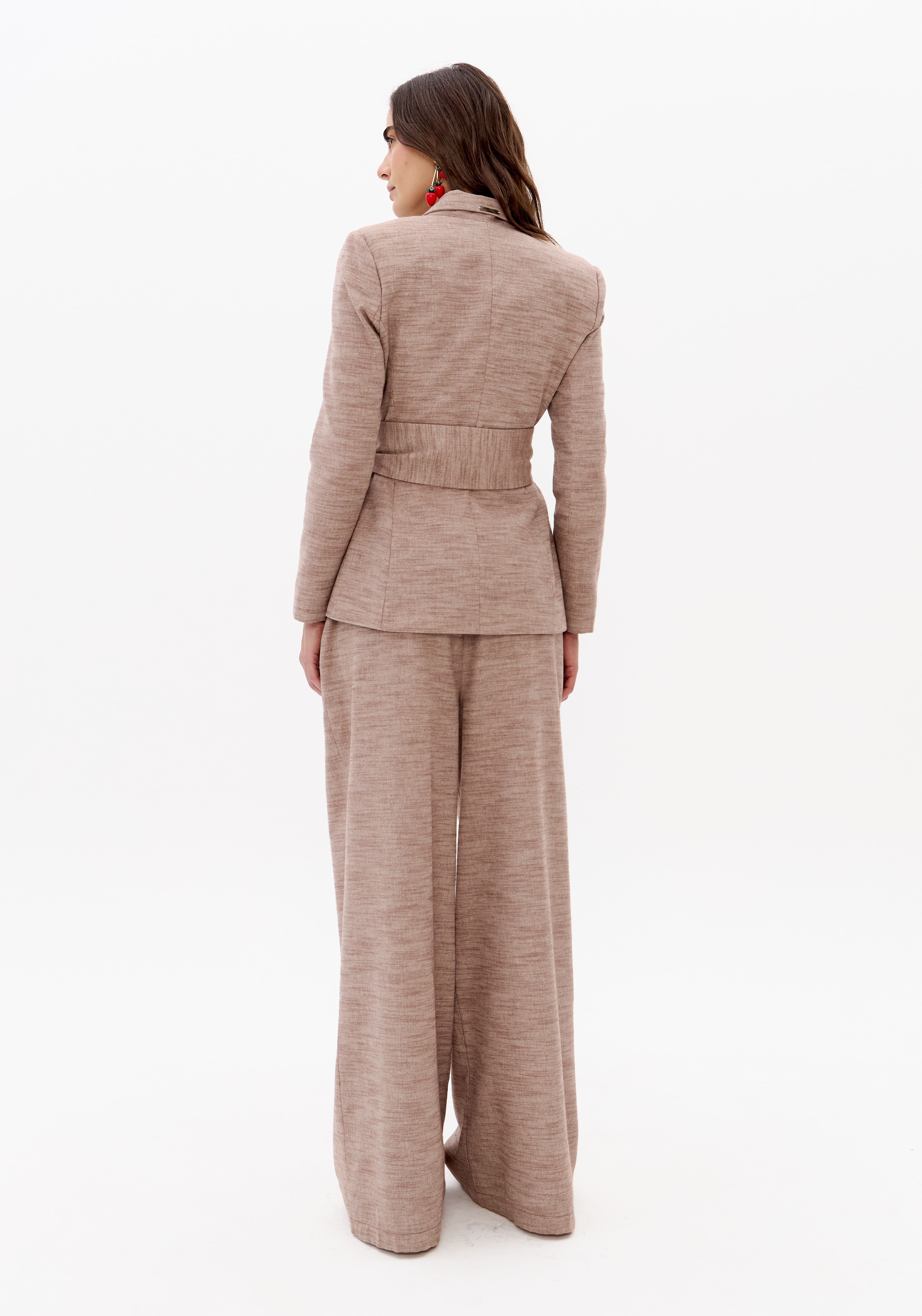 Calça Pantalona Cintura Alta