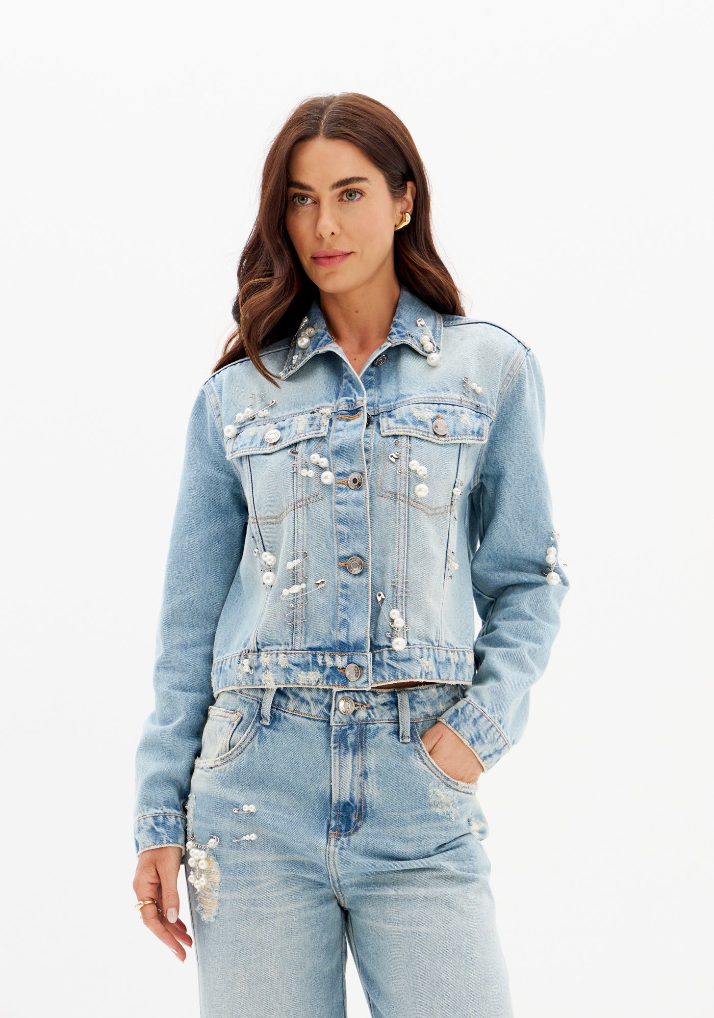 Jaqueta Jeans Trucker