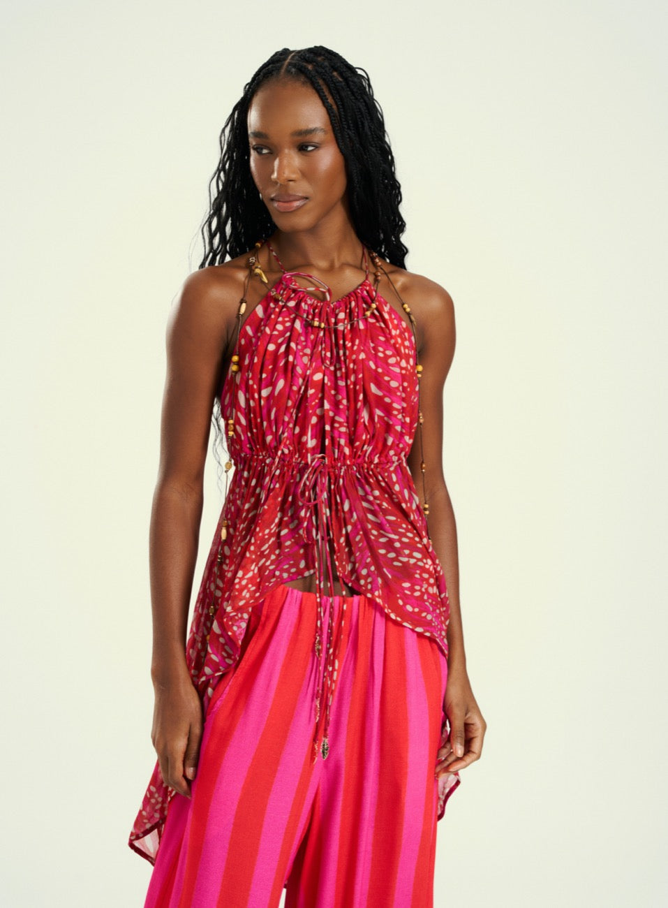 Blusa Estampada Red Breeze