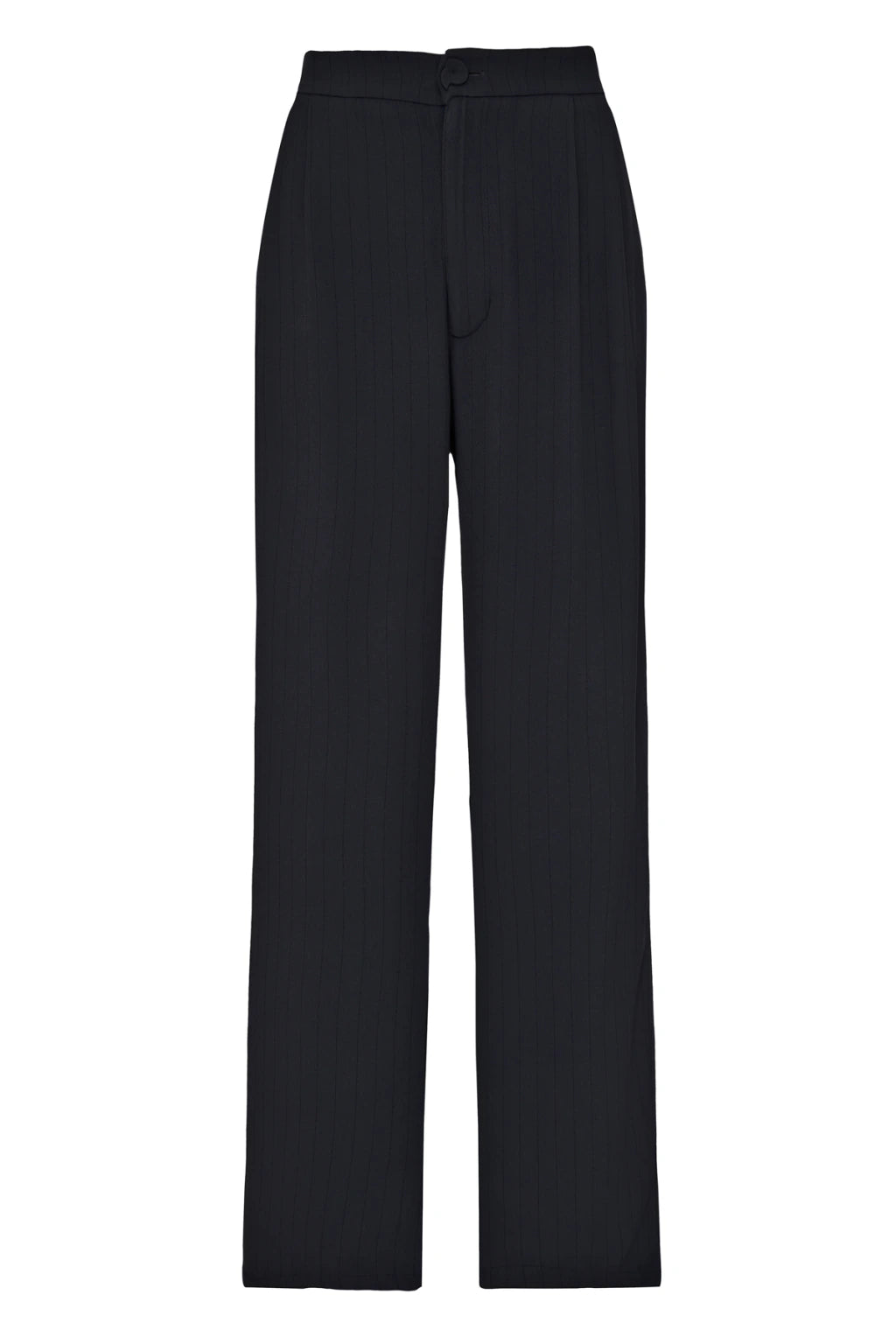 Calça Clarice Azul Marinho Risca de Giz