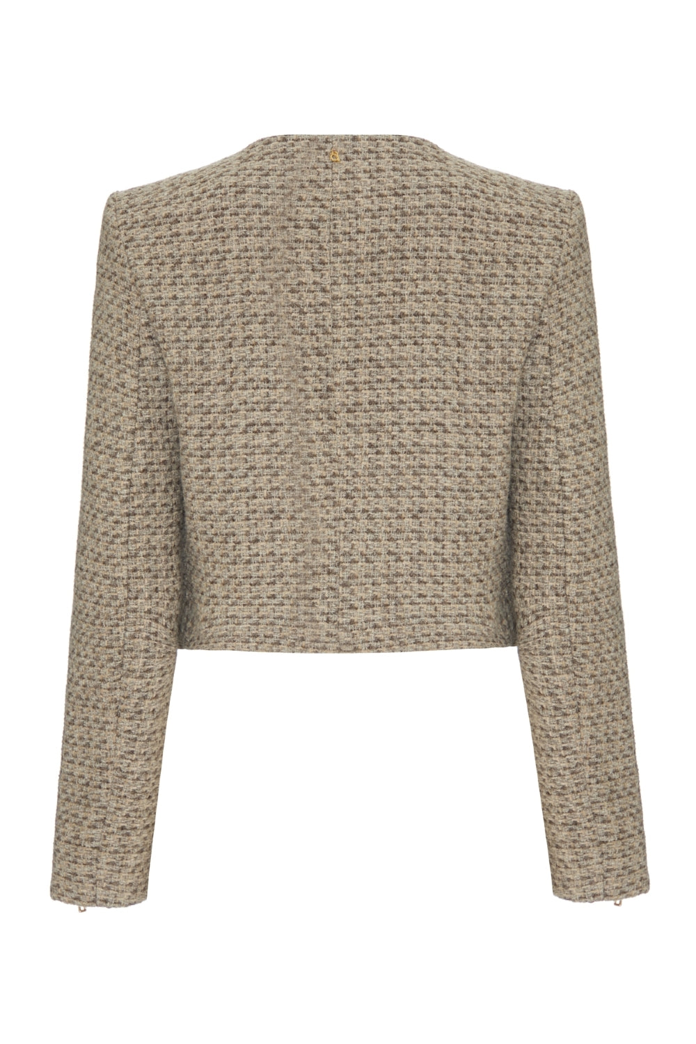 Casaco Clássico Bege Mescla