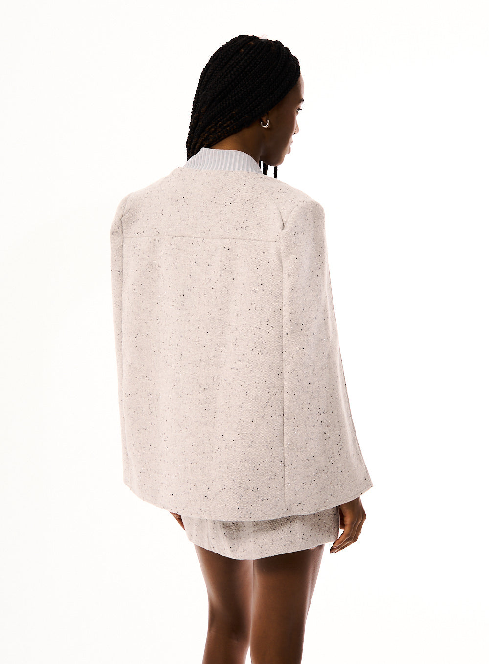 Casaco Jacquard Cinza