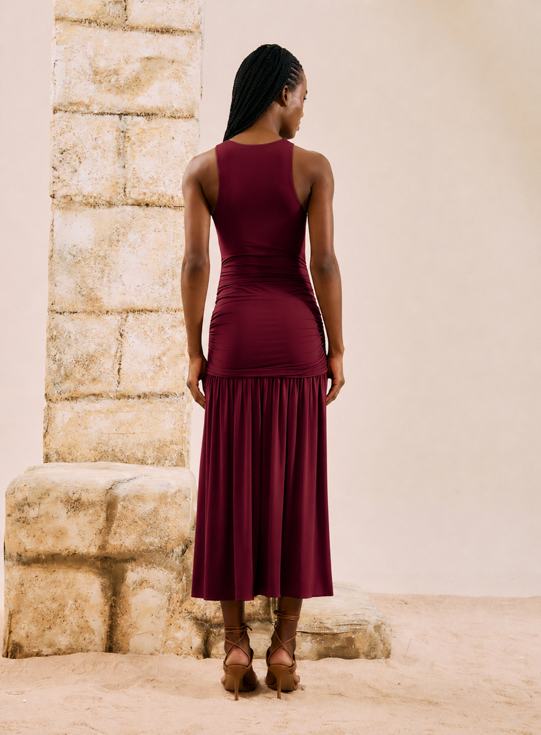 Vestido Bordo Intensity
