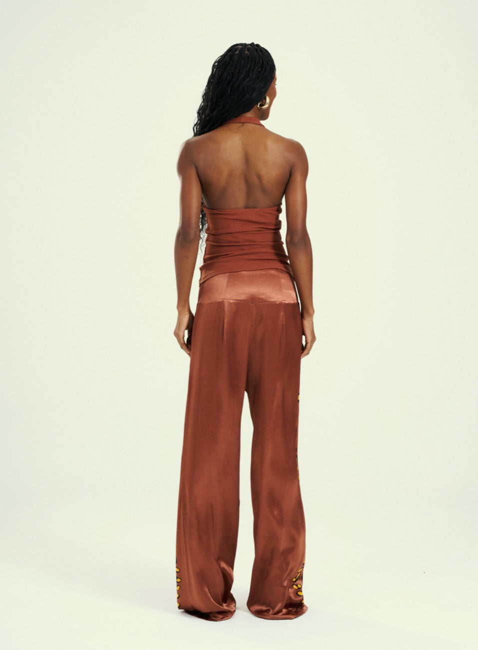 Calça Estampada Golden Jungle
