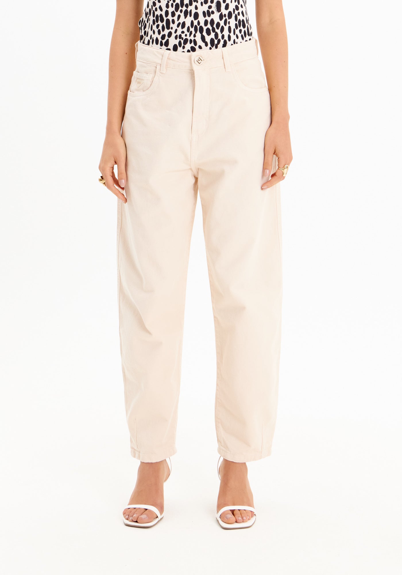 Calça Sarja Baggy Super High