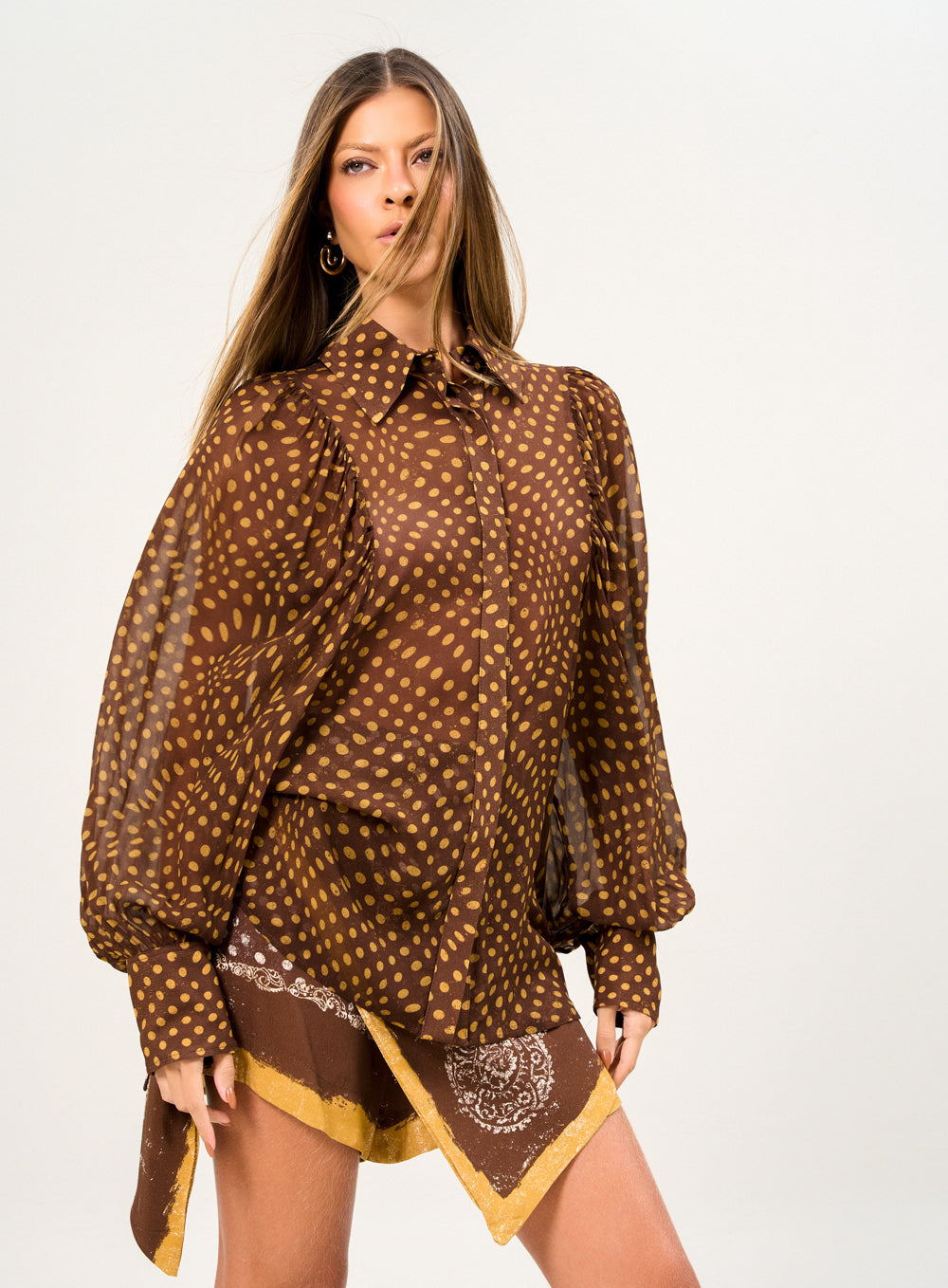 Camisa Estampada Gold Dust